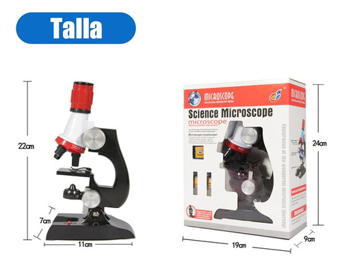 Microscopio Para Niños Discovery, Microscopio Kit 100-1200x