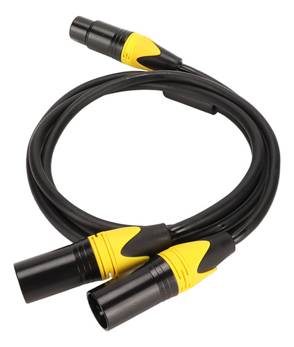 Three-core Xlr One Female To Two Male Adapter Cable