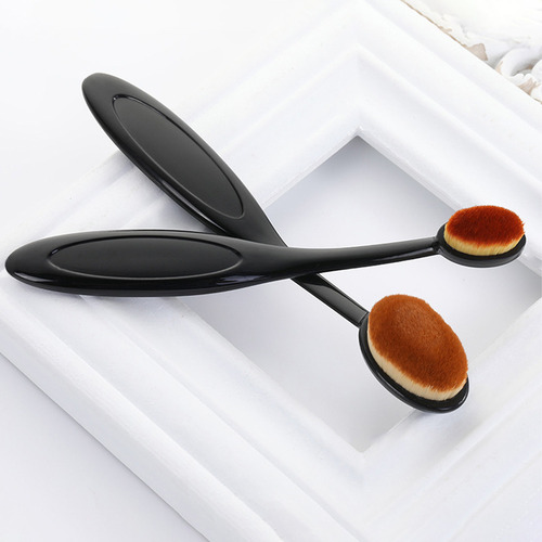 Set 3 Brochas Plana De Maquillaje Para Base Brocha