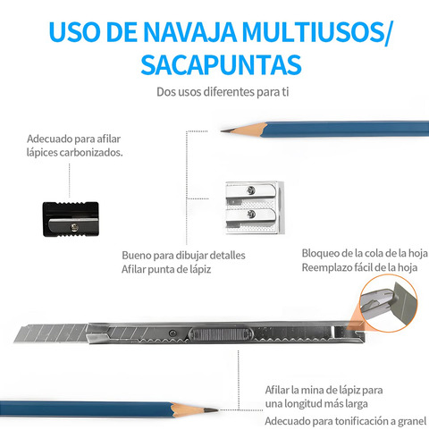 Ruiao 72 Piezas Kit De Lápices De Dibujo Arte Dibujo