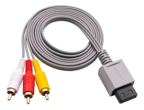 Cabo Av Rca Compatível Com Nintendo Wii / Wii U Cabo 3 Cores