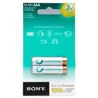 Baterias Pilas Recargables Sony 2 Piezas Aaa De 900 Mah
