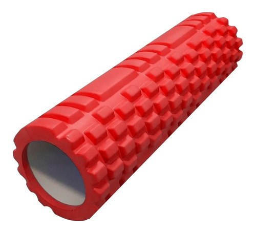 Rolo Rodillo Pilates Yoga Masajes 33 Cm Foam Roller Color Rojo