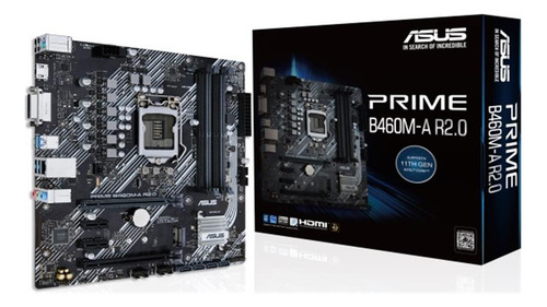 Motherboard Asus Prime B460m-a R2.0 Intel Socket 1200 Intel Negro (Reacondicionado)