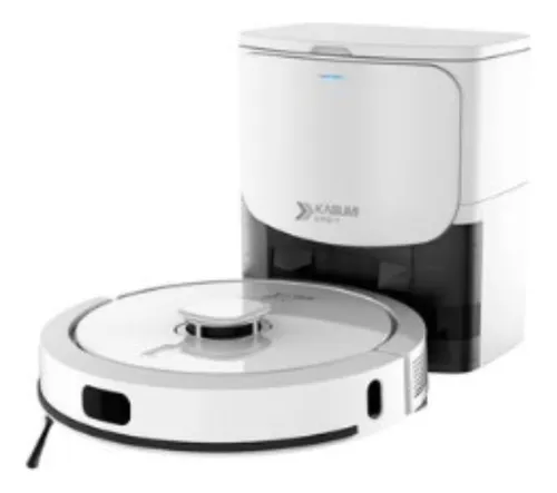 Robô Aspirador Kabum Smart 900 Branco com Controle via App e Alex...