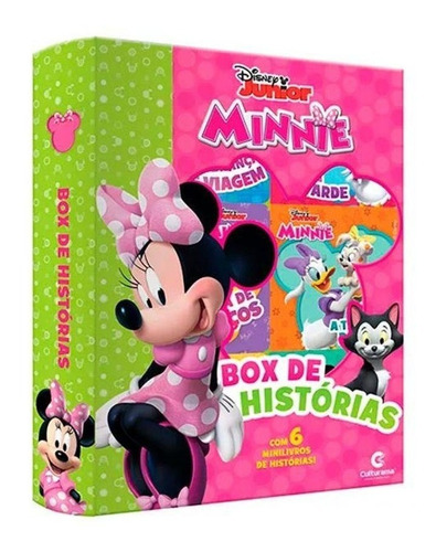 Livro Livrinho Infantil Box Historias Minnie 6 Minilivros