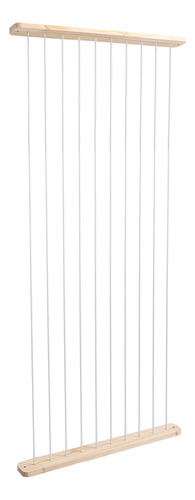 Organizador De Pared Para Animales De Peluche, De Madera, Aj