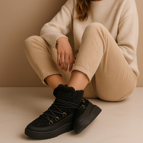 Borcego Pantubota Mujer Con Peluche Abrigadas South One.