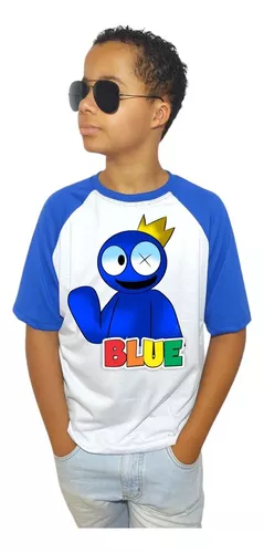 Camisa Camiseta Rainbow Friendes Copo Térmico + Kit Roblox no Shoptime