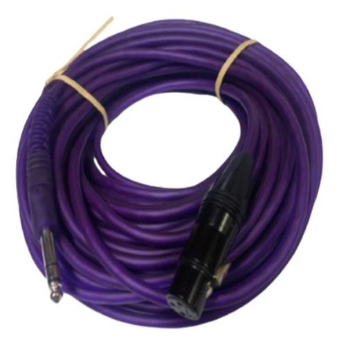 Cable De Microfono Xlr 6.35 Plung Macho A Hembra Mw23-03-008