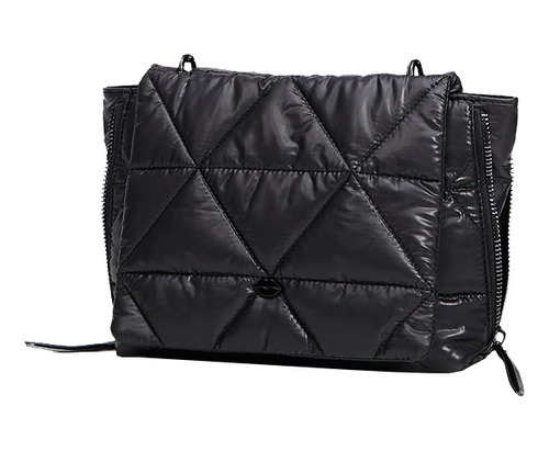 Cartera Las Oreiro Carteron Puffer Ajustable Resistente Agua