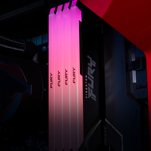 Memoria Ram Fury Beast Rgb 32 Gb Ddr4 3200 Mhz