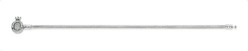 Brazalete Pandora Moments Corona O Y Cadena De Serpiente Color Plata Talla 18 cm