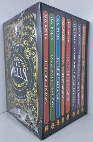 Libro Obras Selectas H.g. Wells 8 Volumenes De H.g Wells