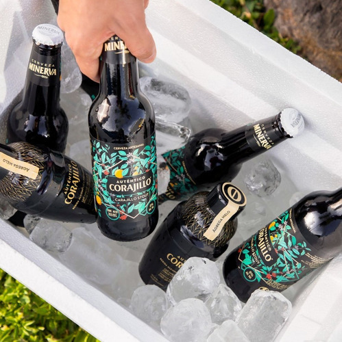 Cerveza Minerva Corajillo Stout Malta Naranja Vainilla 1pza