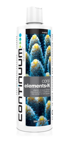 Coral Elements N 250ml Continuum Suplemento Vitaminas Corais