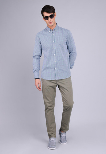 Camisa Oxford Rayas Manga Larga Arrow Cm3012sve