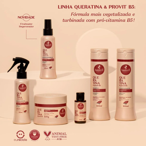 Condicionador Queratina Reconstrução Haskell 300ml