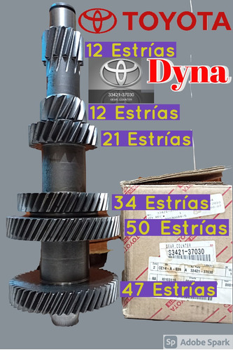 Toyota Dyna Torre Fija Original Nueva Para Caja 5velocidades