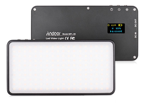 Lámpara De Luz Led Andoer Mfl-06 Mini Para Fotografía