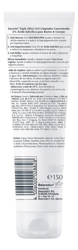Eucerin Dermopure Gel Facial Concentrado 150ml Piel Grasa Y/o Con Imperfecciones Día/noche