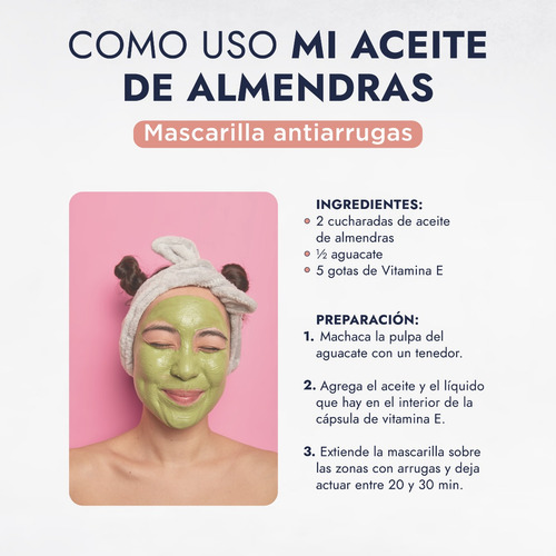 Aceite De Almendras %100 Puro 120ml Frasco Vidrio Gotero