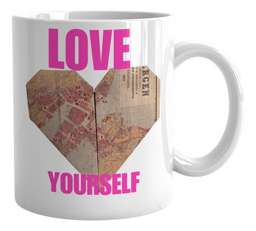 Taza Desayuno Love Yourself Waved