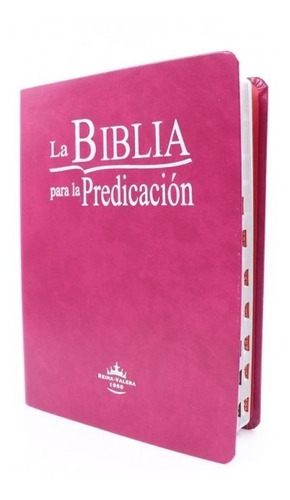 Biblia De Estudio Reina Valera 1960 - Para La Predicación