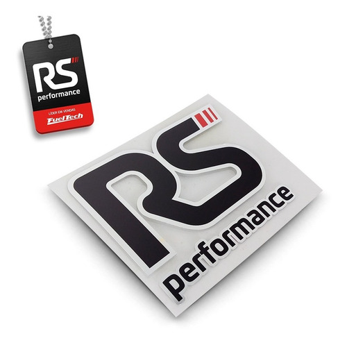 Adesivo Refletivo Metalizado Rs Performance Tamanho G