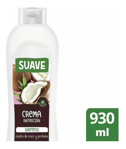 Shampoo Suave Nutricion Aceite De Coco Y Proteina 930 Ml