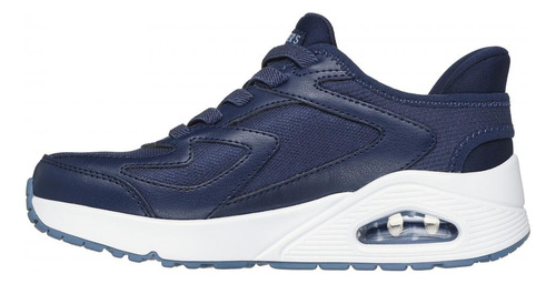 Zapatilla Niño Uno Azul Skechers