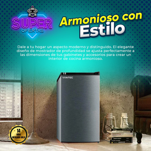 Imagen 2 de 5 de Mini Bar Vantec = Oster - Samsung - 124lts - Modelo 2021!