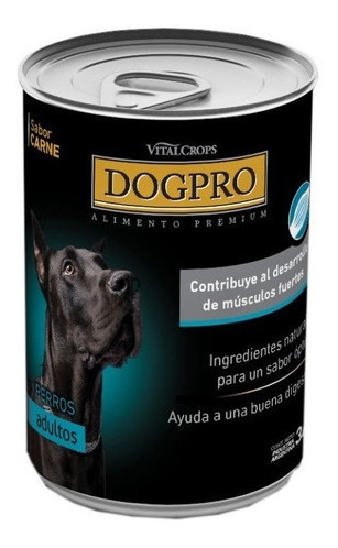 Imagen 2 de 5 de Alimento Húmedo Dogpro. Caja 12 Latas . Todas Las Razas