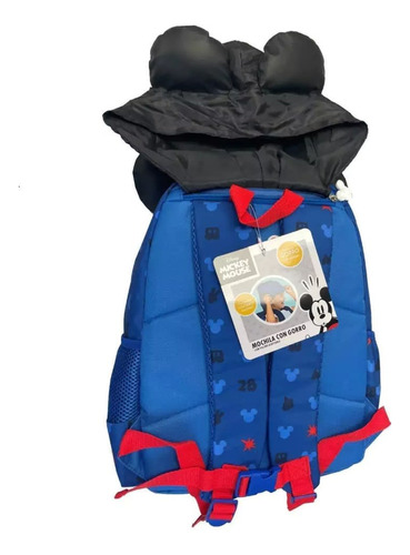 Mochila Stitch Disney Con Capucha 3d Para Niños Mickey