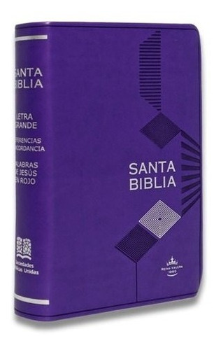 Biblia Rvr-1960 Tamaño Compacto Imitación Piel Púrpura -3378