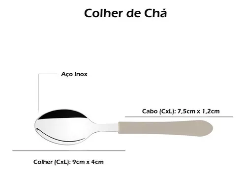Garfo De Mesa Inox Cinza Leme Tramontina Unidade