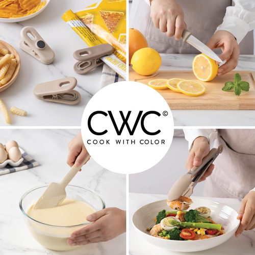 Juego De Utensilios De Cocina Cook With Color Bamboo, 18 Pie