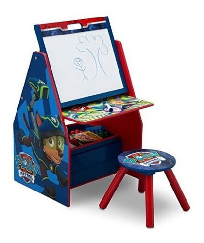 Delta Children Deluxe Kids Art Easel Escritorio Taburete Jug