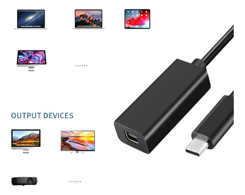 Cable Adaptador Thunderbolt 3 Usb 3.1 A 2 Para Windows Mac O