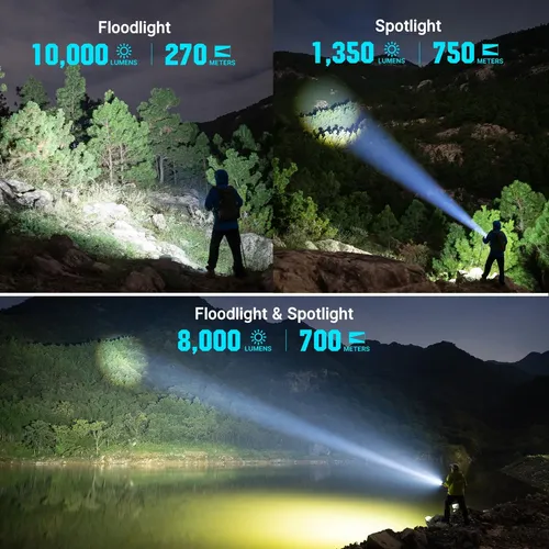 Lanterna Olight Marauder Mini 2 De Alto Fluxo Luminoso Com 5
