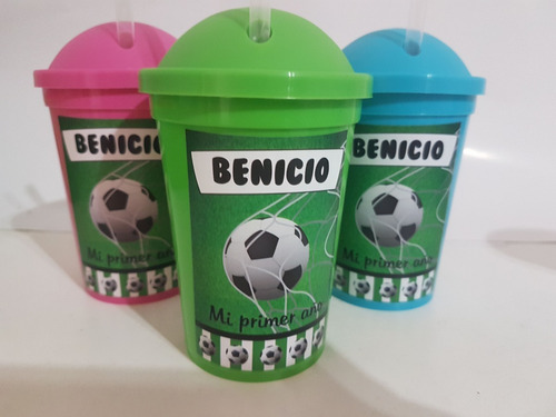 Vasos Plásticos Souvenirs - Futbol (10 Unid)