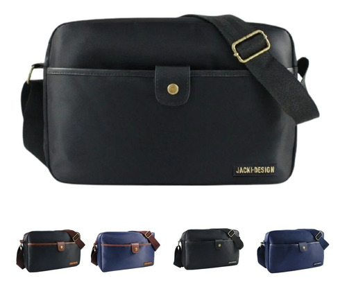 Imagem 1 de 6 de Bolsa Trabalho Transversal Masculina Pratica Pequena C Alça