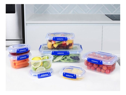 Hermético Sistema Plastics 7 Piezas Klip It Plus Starter