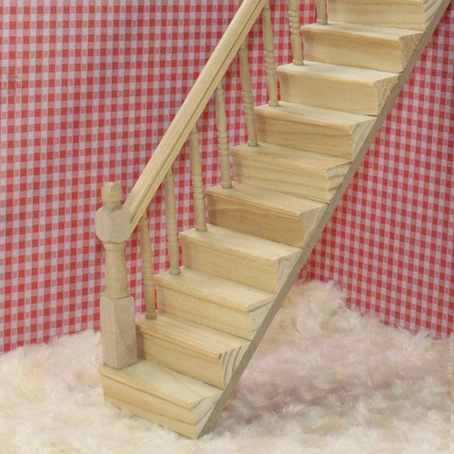 Escaleras En Miniatura 1:12 Muebles De Casa De Muñecas A Esc