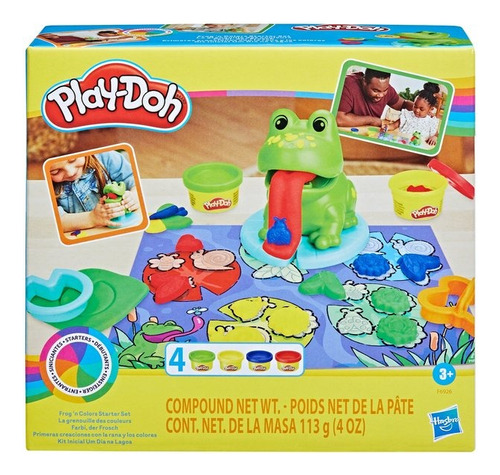 Play-doh Primeras Creacioes Con La Rana Y Los Colores