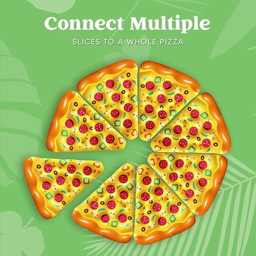 Flotador Gigante Joyin , Forma De Pizza, Con Portavasos