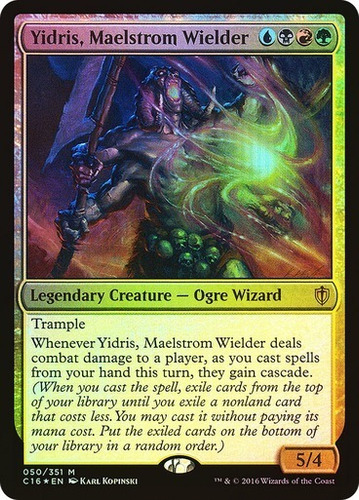 Magic Mtg Yidris, Maelstrom Wielder Commander: 2016 Edition 