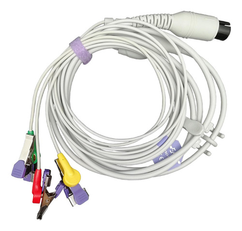 5x Pets Ecg Alligator Clip Cables De Prueba Eléctricos Clip