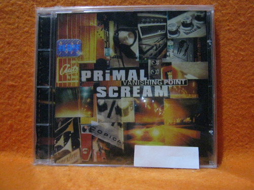 Primal Scream Vanishing Point - Cd Lacrado Promo