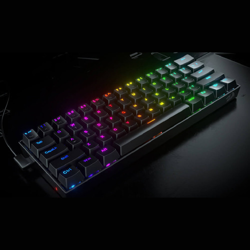 Teclado Redragon Gamer Mecanico Dragonborn K630rgb-sp Brown Swich Español Iluminación Rgb Negro Usb
